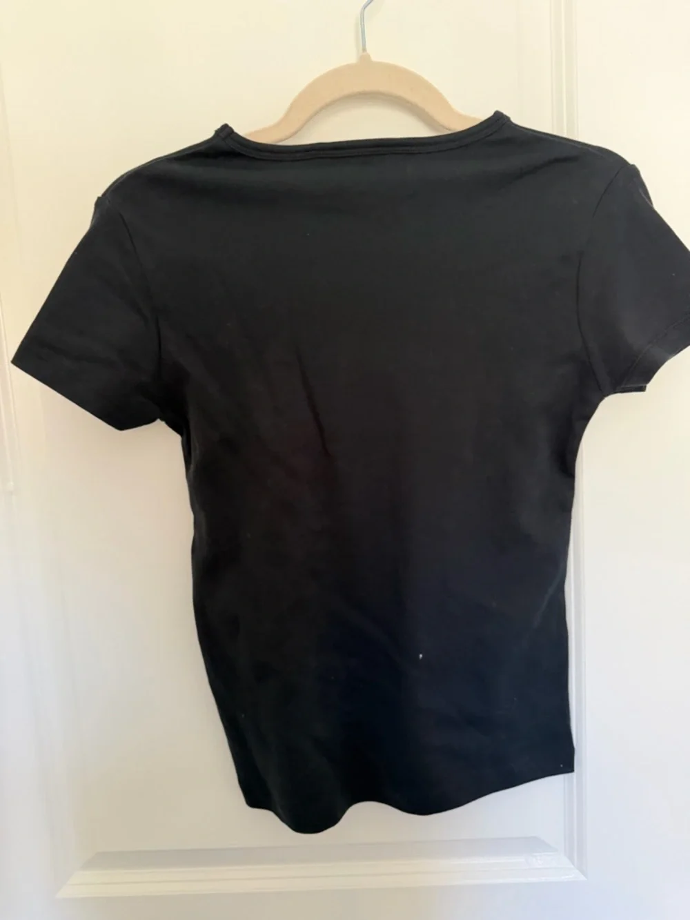 French Connection Black 'lucky fcuk' Logo Crew Tee - Picture 3 of 3